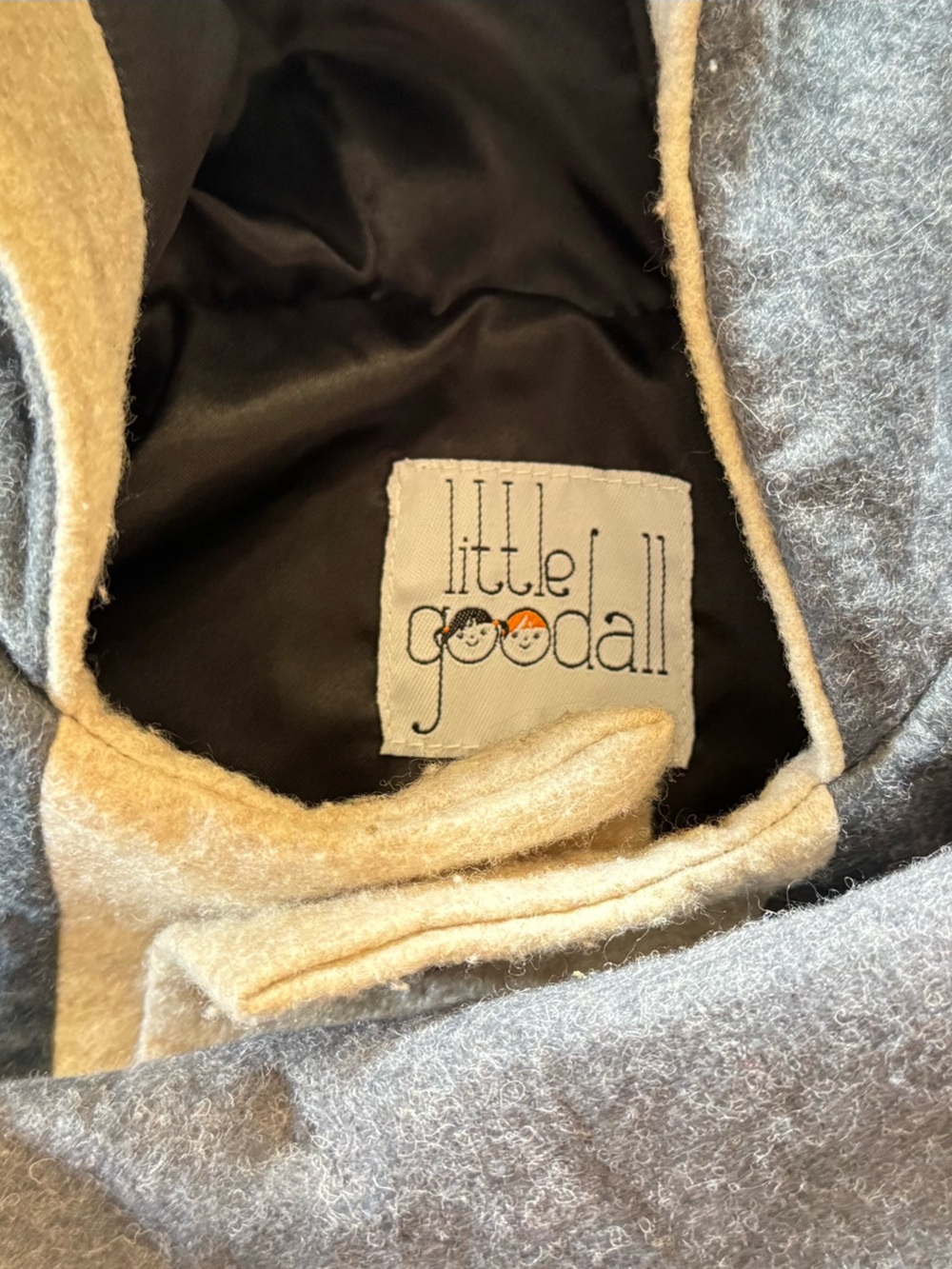 Little Goodall Unisex Wool-blend Rowdy Raccoon  Coat
Size 4T - Picture 7 of 8